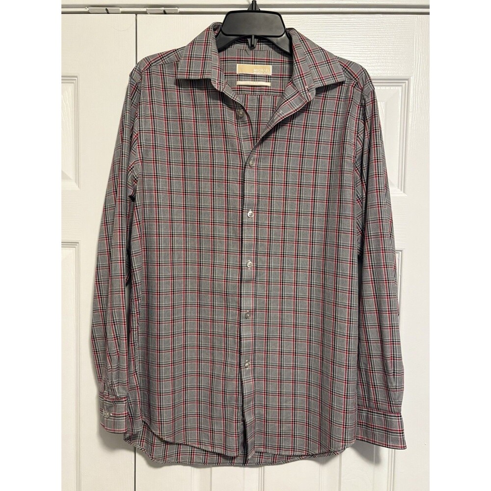Michael Kors Men’s Button Up Shirt Size Large Slim Fit